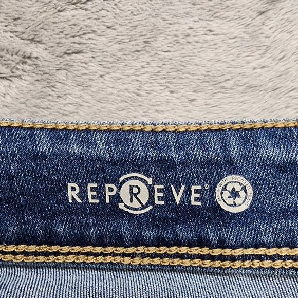 Dip Jeans Womens 10 Blue High Rise Skinny Leg Ankle Stretch Denim Repreve Casual - Picture 7 of 13